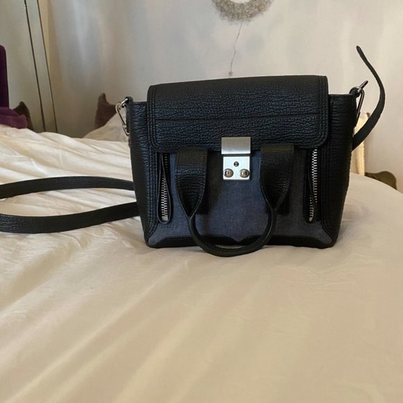 Authentic 3.1 Phillip Lim Mini Pashli Leather Satchel Bag - Picture 2 of 5